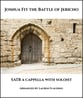 Joshua Fit the Battle of Jericho SATB choral sheet music cover